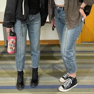 Vintage straight target comfy jeans